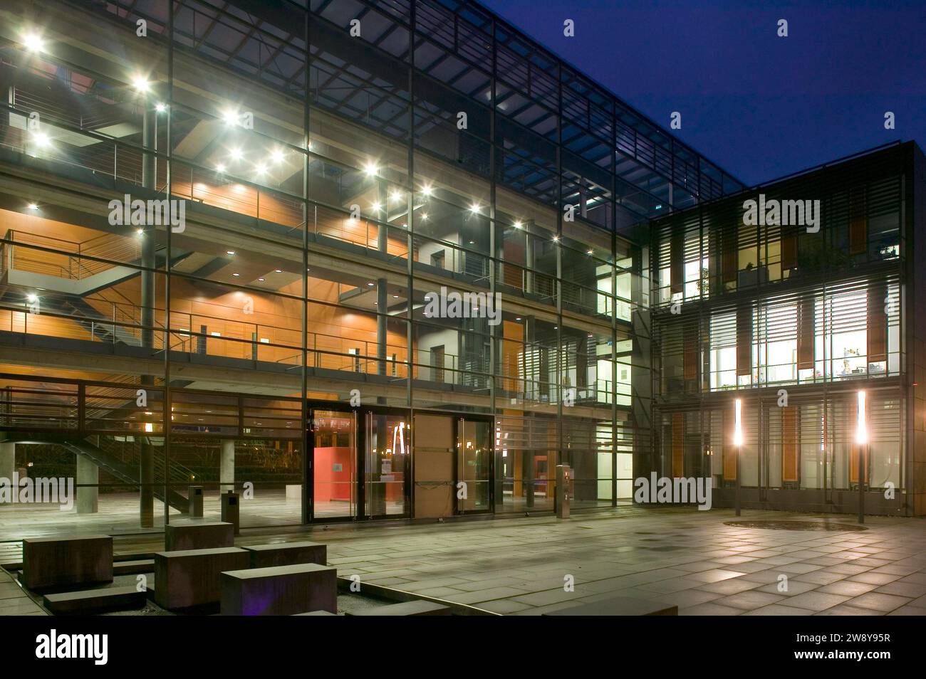 TU Dresden Biological Institutes nuovo edificio Foto Stock