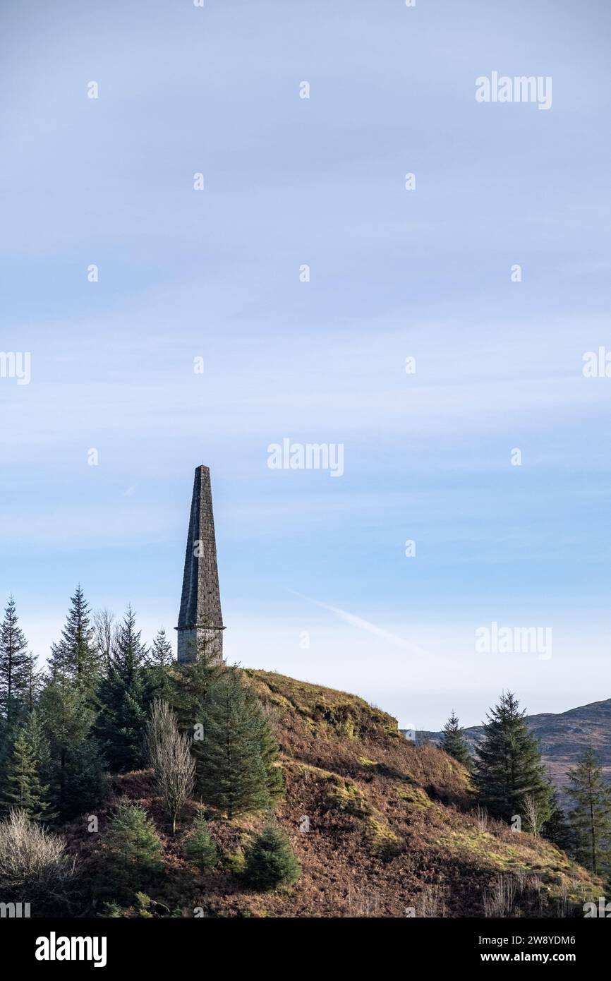 Murray's Monument, Newton Stewart, Dumfries e Galloway, Scozia, Regno Unito Foto Stock
