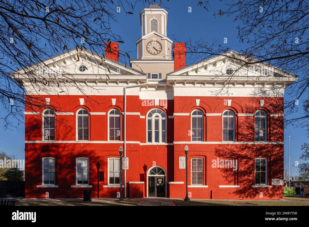 Storico tribunale della contea di Johnson, costruito nel 1895, nel centro di Wrightsville, Georgia. (USA) Foto Stock