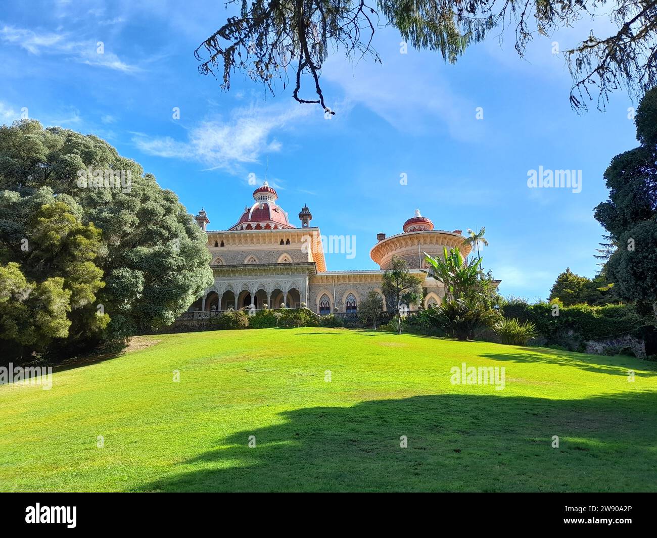 Parco e Palazzo di Monserrate Portogallo Foto Stock