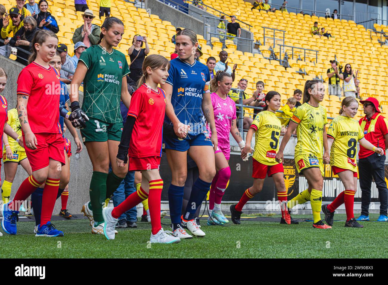 Wellington, nuova Zelanda. Sabato 23 dicembre 2023. I capitani della