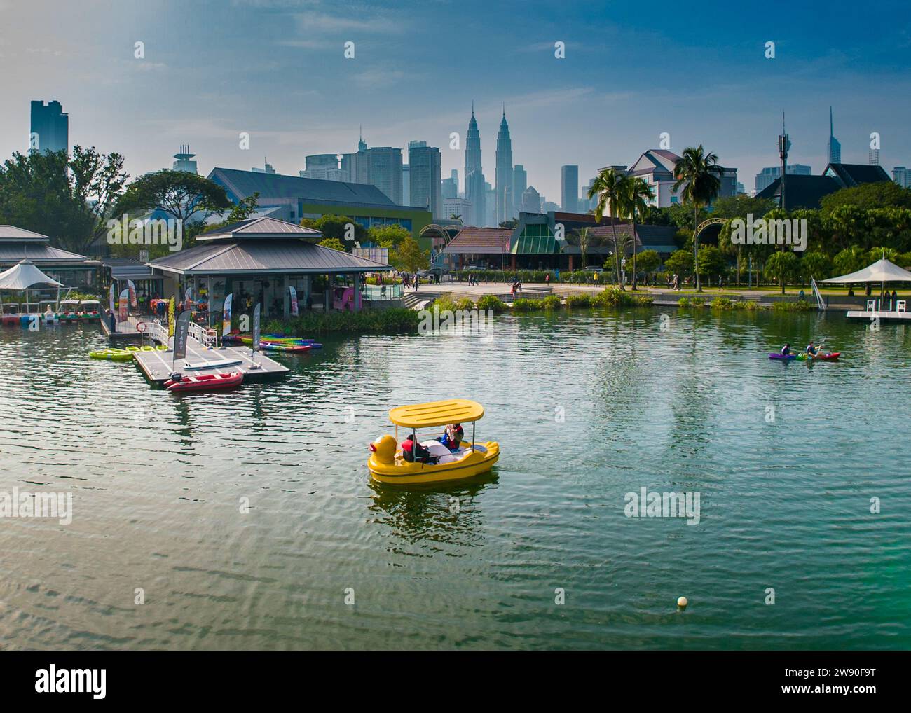 Il parco ricreativo Titiwangsa si trova a Kuala Lumpur, Malesia Foto Stock