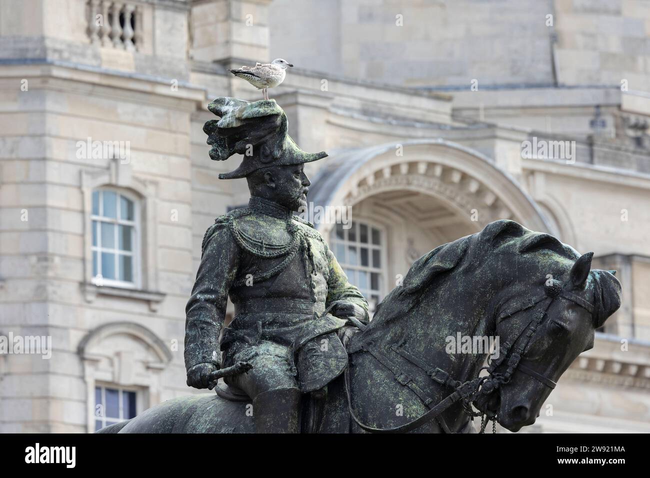 Liverpool, regno unito, 16 maggio 2023 Monumento di Re Edoardo VII Foto Stock