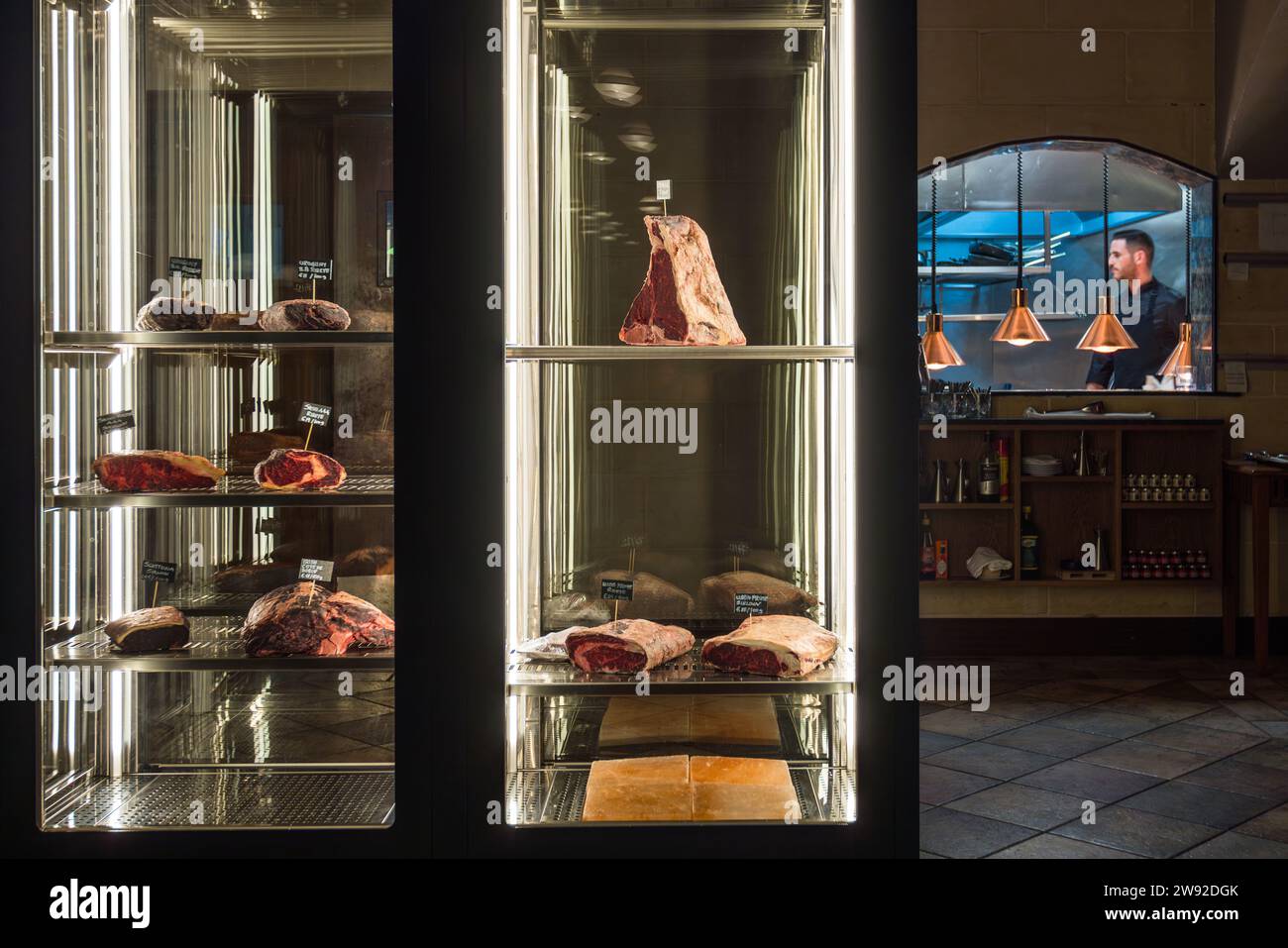Ristorante L-Istorja di Kempinski Hotel San Lawrenz, Isola di Gozo, Malta Foto Stock