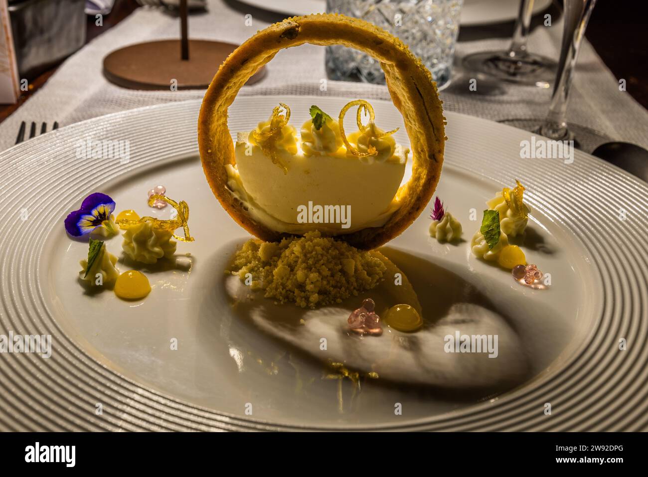 Ristorante L-Istorja di Kempinski Hotel San Lawrenz, Isola di Gozo, Malta Foto Stock