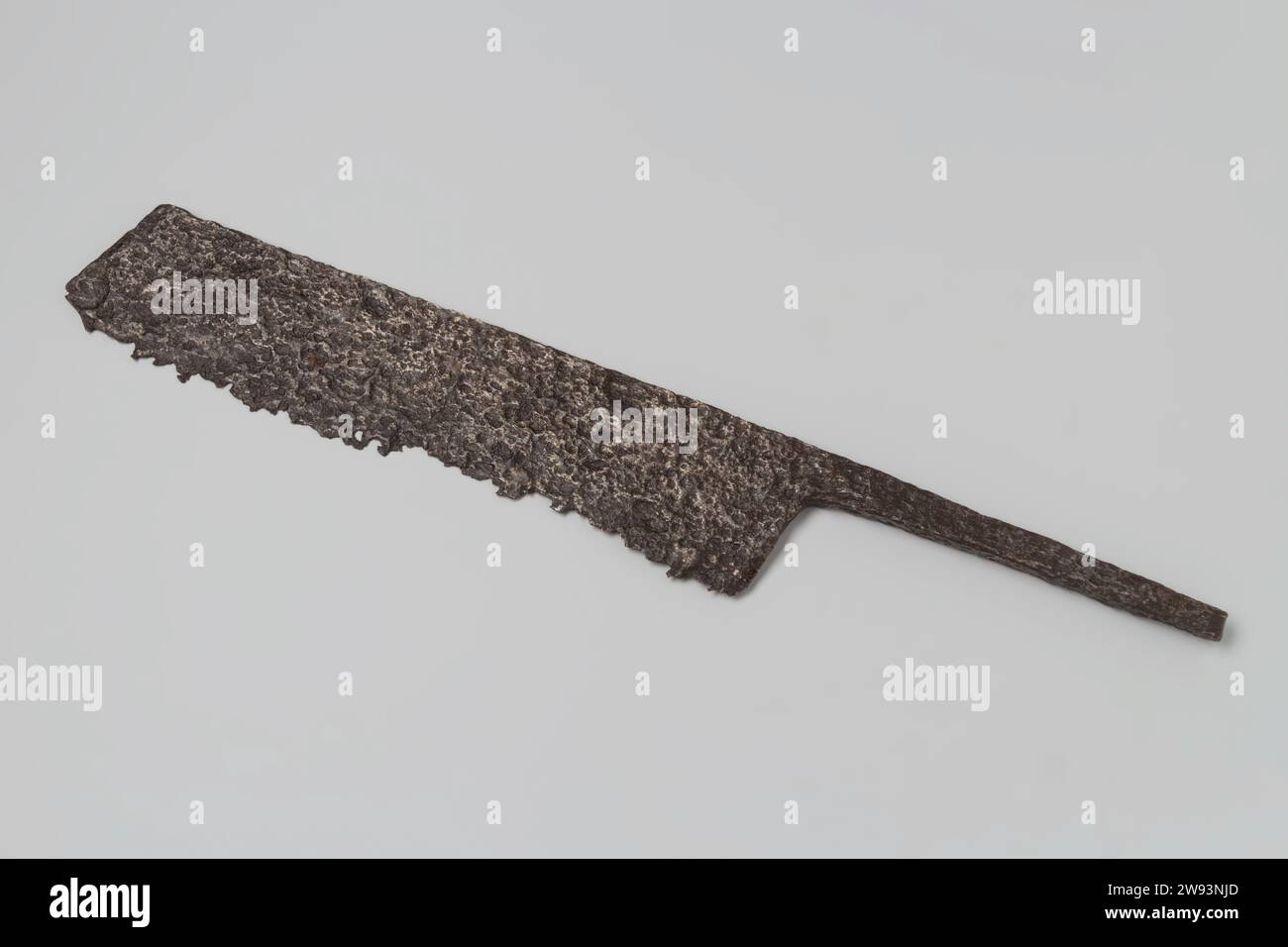 Hakmes, c. 1400 - C. 1950 Un coltello da tritare. Ferro (metallo) Zeeuwsche Uytkyck Foto Stock