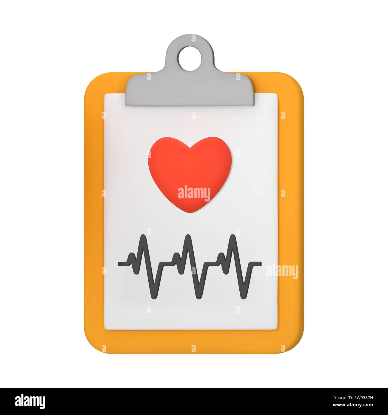 medicina di pronto soccorso 3d con lista di controllo per farmaci sanitari. minimo 3d di pronto soccorso e assistenza sanitaria. salute medica di aiuto di emergenza cuore. 3d p Illustrazione Vettoriale