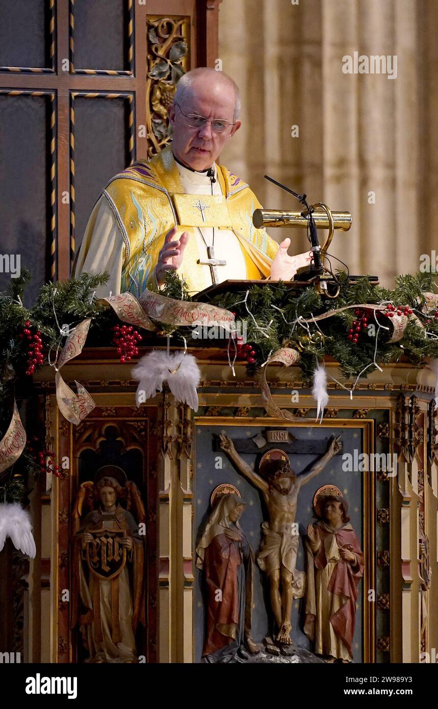 Il Loro Primate è L'arcivescovo Di Canterbury L'arcivescovo di Canterbury Justin Welby durante il servizio