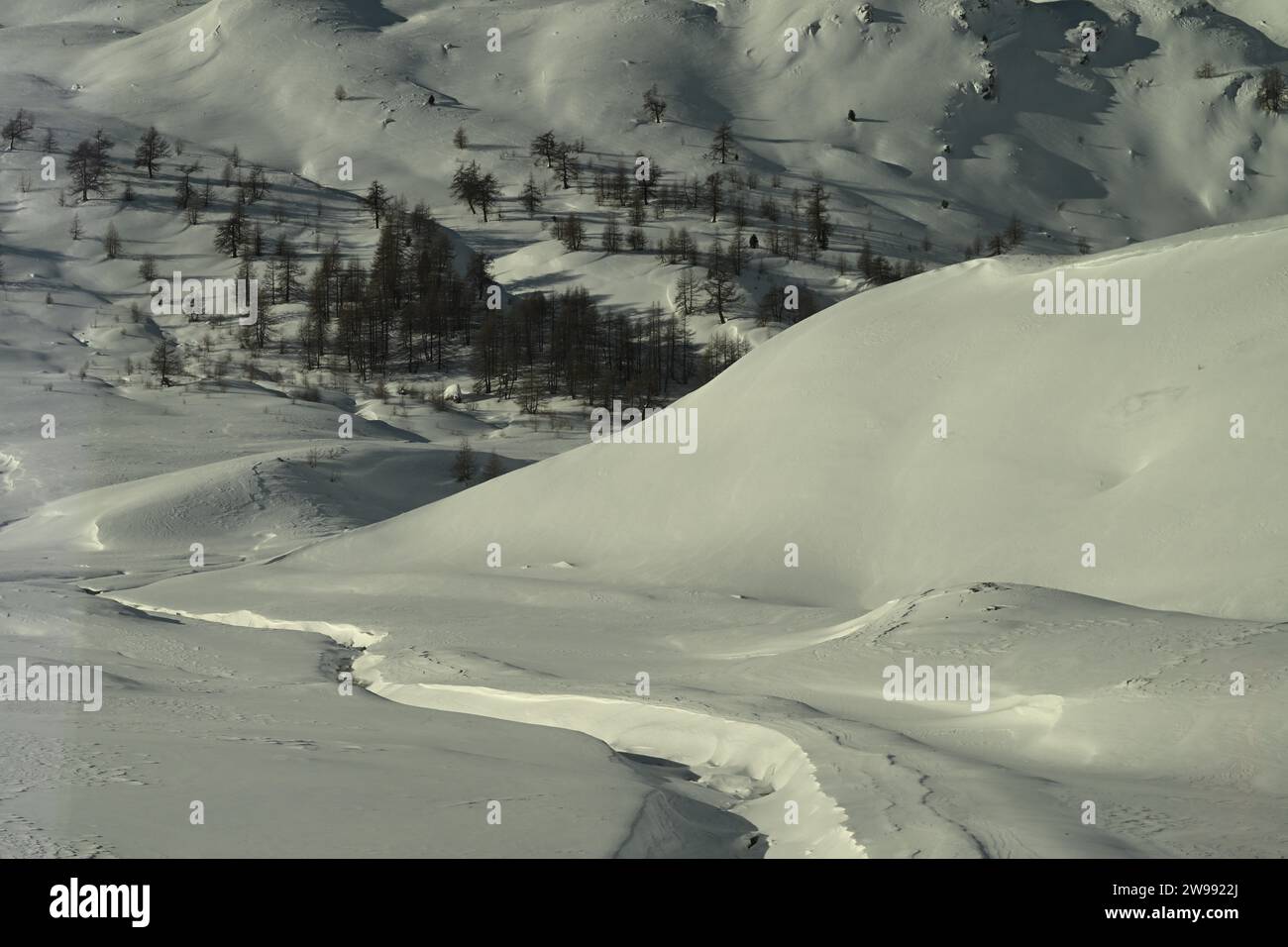 Un percorso del Bernina Express in Svizzera Foto Stock