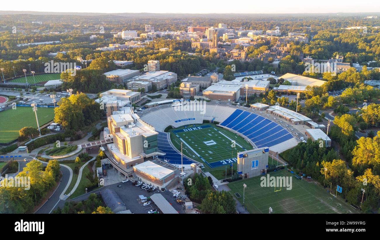 Durham, NC - 2 settembre 2023: Stadio Wallace Wade nel campus della Duke University Foto Stock