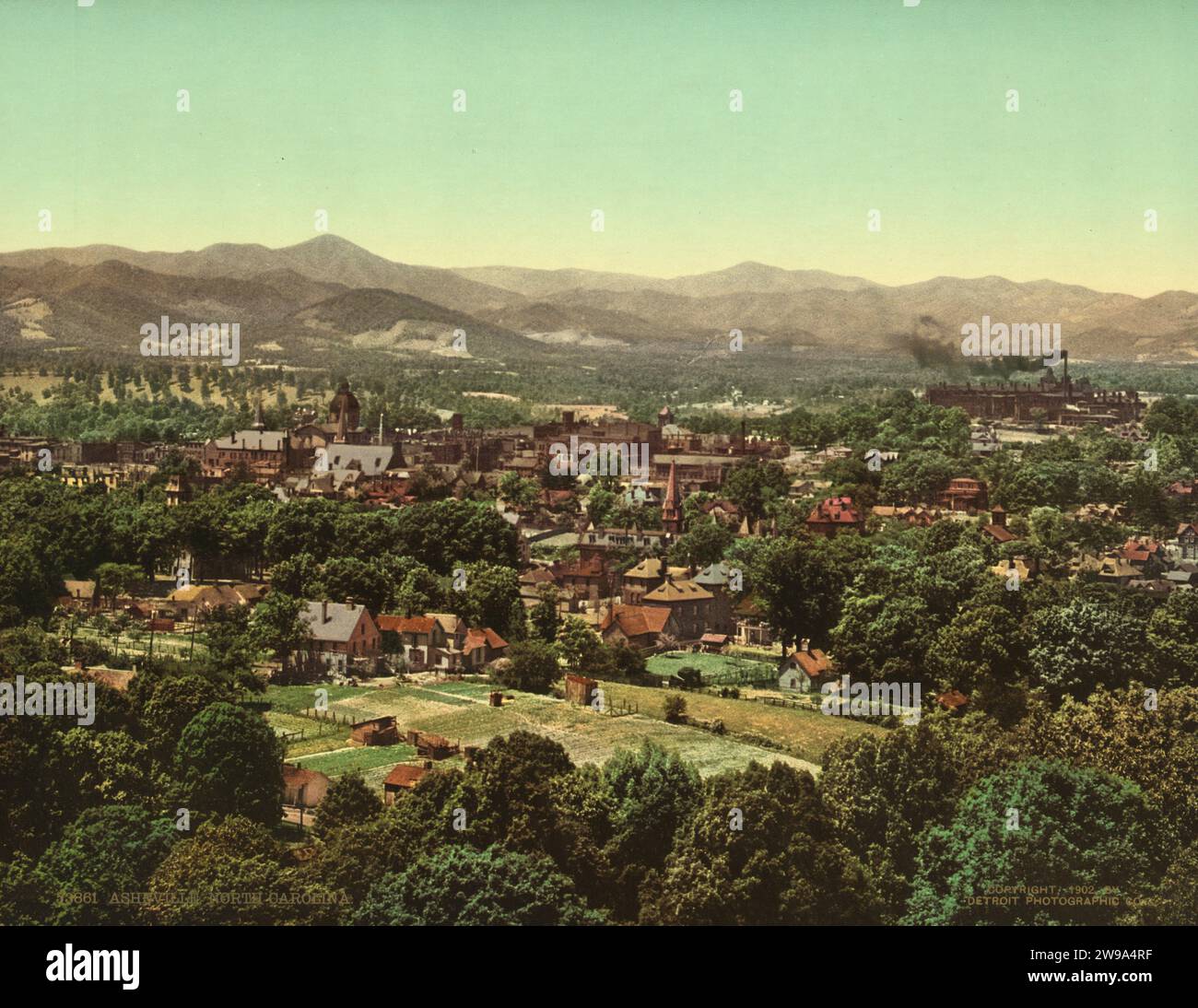 Asheville, Buncombe County, North Carolina 1902. Foto Stock