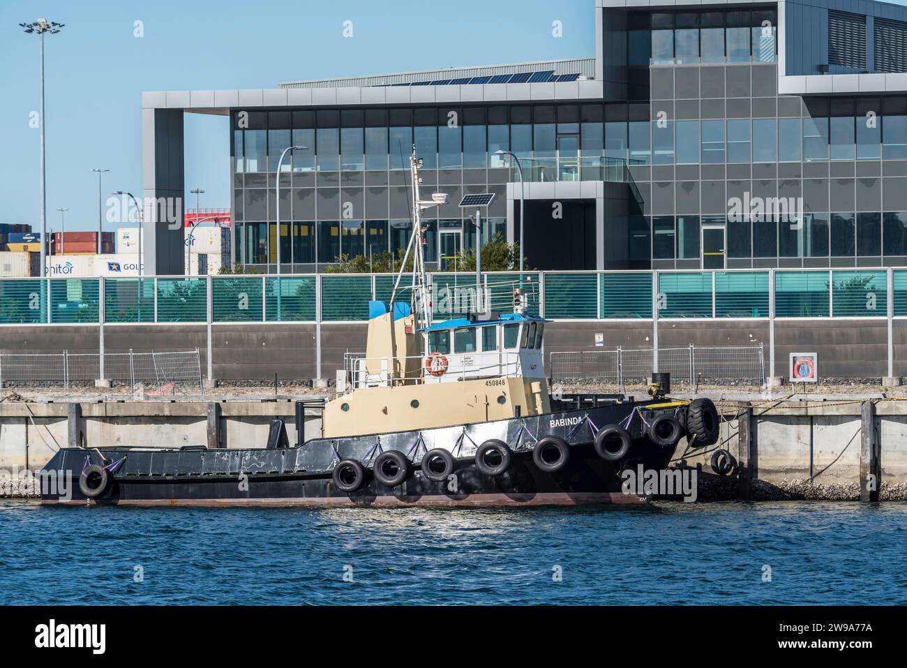 BABINDA (RIMORCHIATORE) è un rimorchiatore a doppia vite da 96 m che opera principalmente a Port Botany, Sydney, Australia Foto Stock