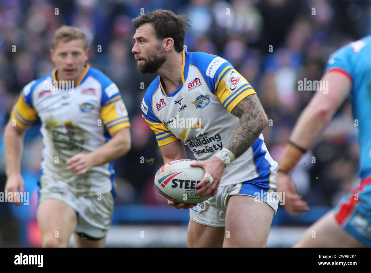 Leeds, Regno Unito. 26 dicembre 2023. AMT Headingley Stadium, Leeds, West Yorkshire, 26 dicembre 2023 Wetherby Whaler Festive Challenge Leeds Rhinos contro Wakefield Trinity Andy Ackers di Leeds Rhinos crediti: Touchlinepics/Alamy Live News Foto Stock