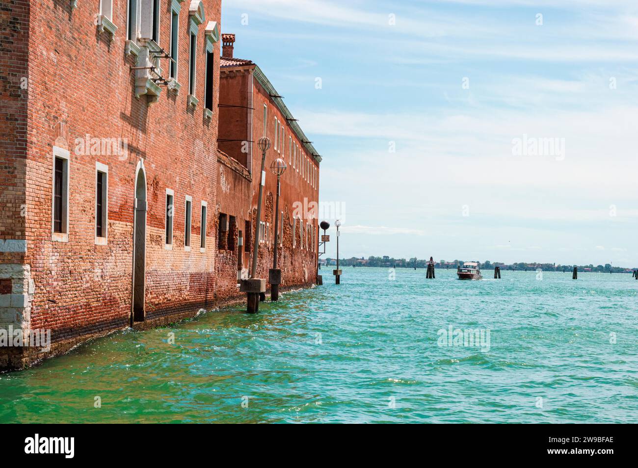 Vista su santa maria della salute. Italia, Venezia. Concetto di viaggio, turismo e tempo libero. Supporti misti Foto Stock