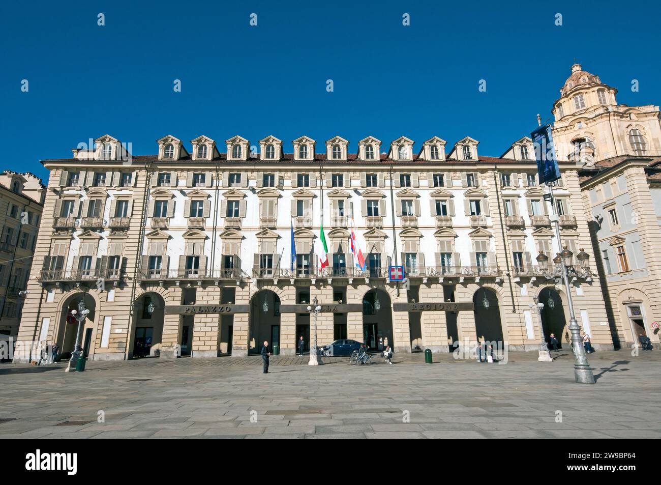 Palazzo della regione Piemonte in Piazza del Castello, Torino. Piemonte. Italia Foto Stock