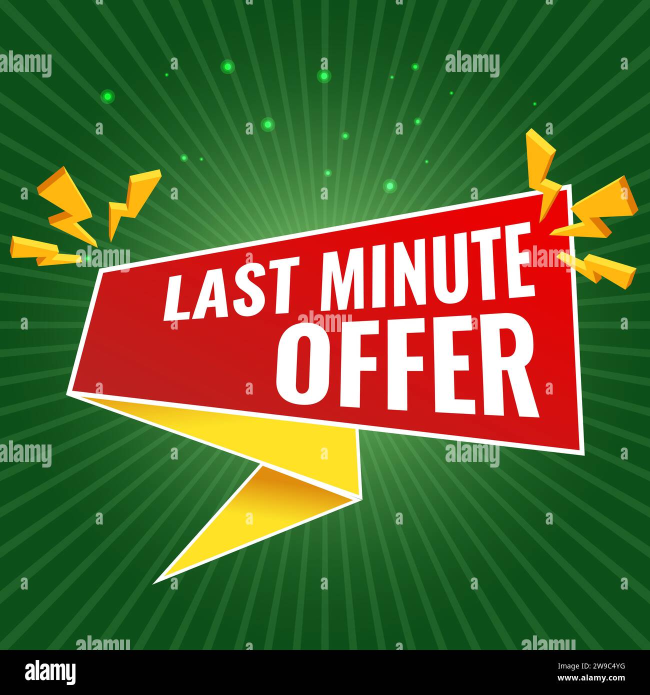 Offerta Isometrica last minute. Etichetta timer di vendita. Promozione Countdown Clock. Vendite flash Illustrazione Vettoriale