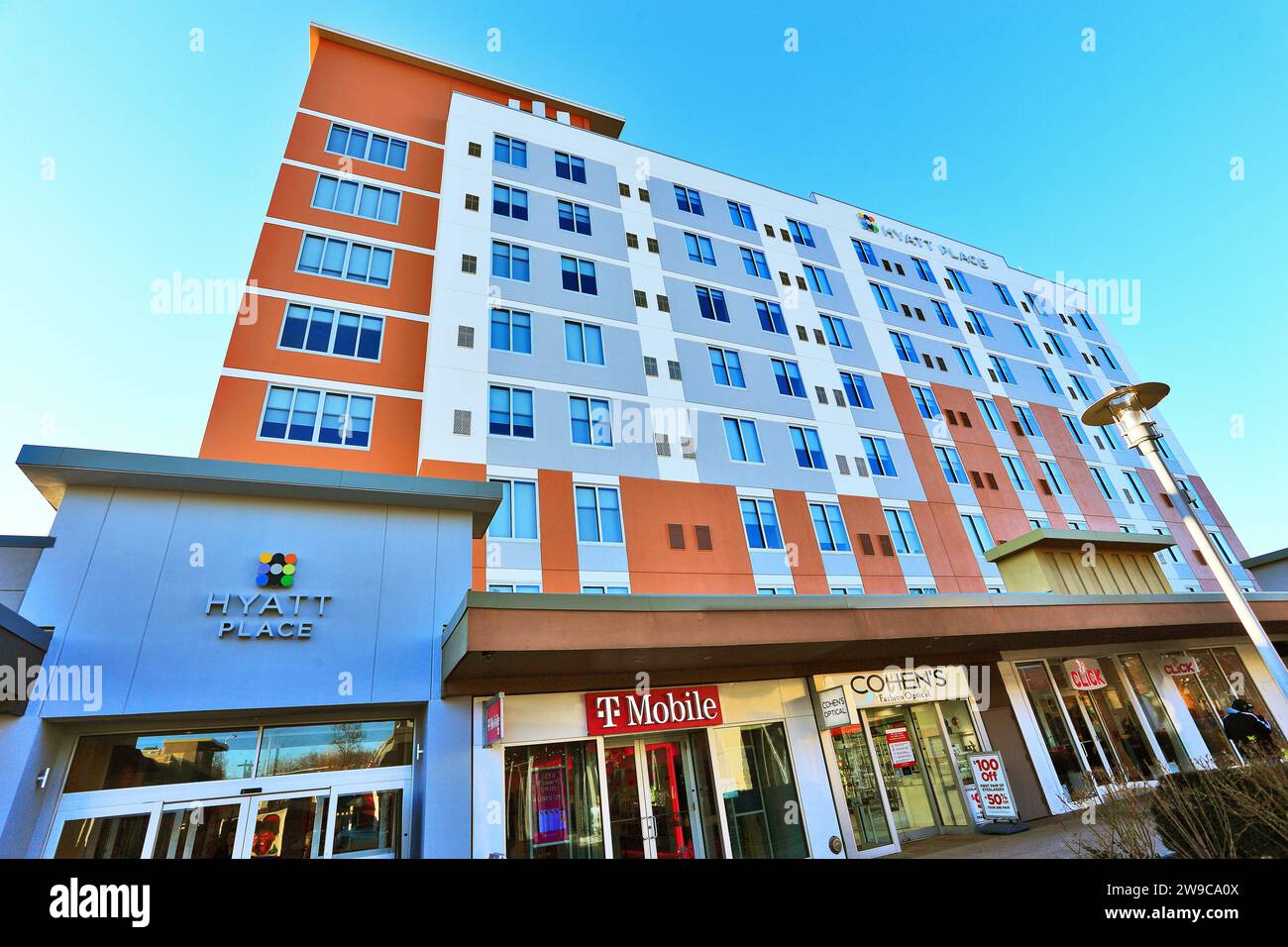 Hyatt Place hotel Cross County Center Yonkers NY Foto Stock