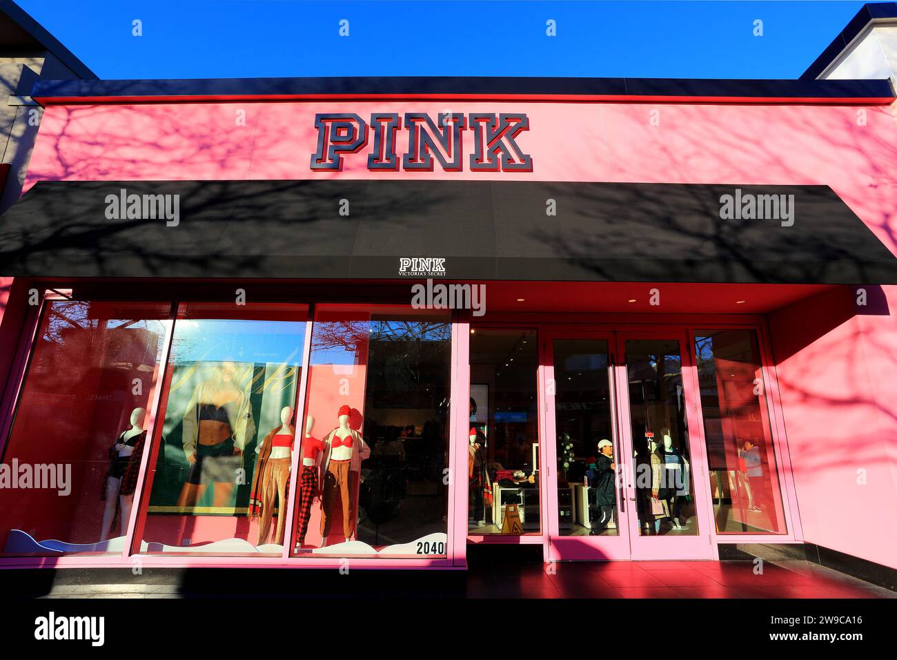 Pink store presso il Victoria's Secret Croos County Center di Yonkers NY Foto Stock