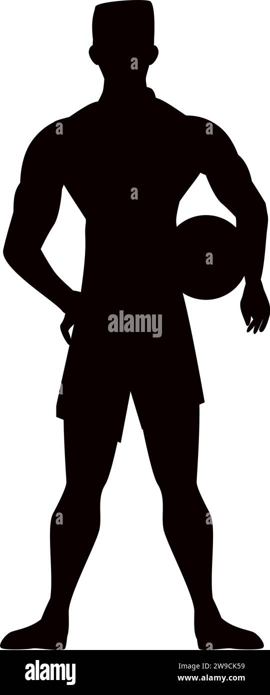 giocatore della coppa delle nazioni africane Illustrazione Vettoriale