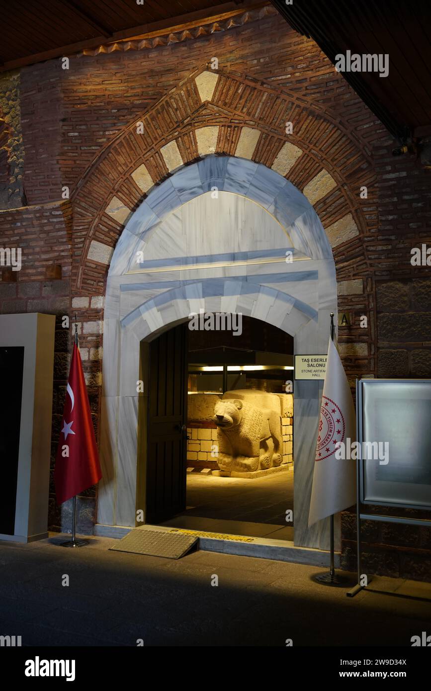 Museo delle civiltà anatoliche ad Ankara, Turkiye Foto Stock