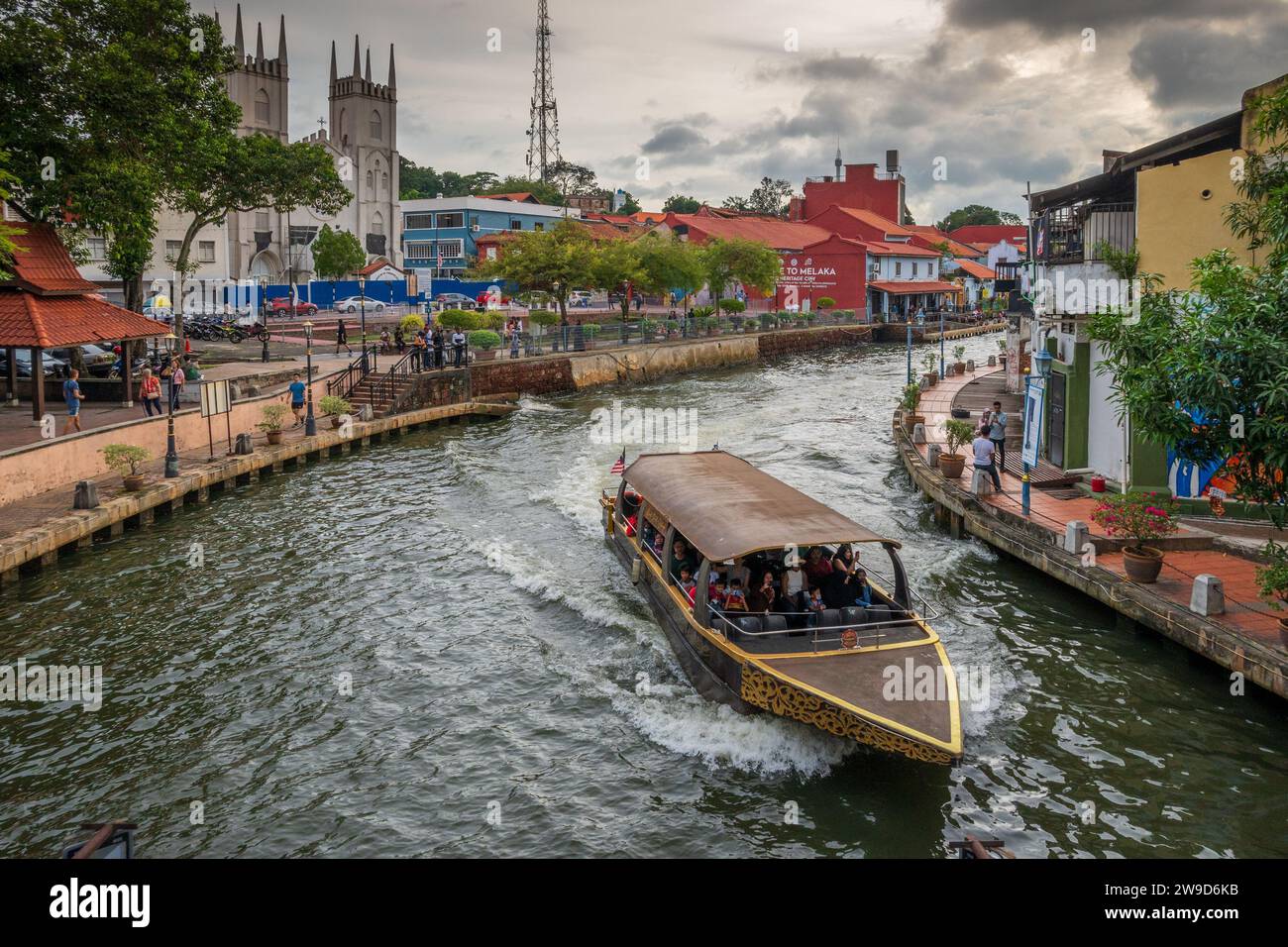 Fiume Malacca a Malacca Malacca Foto Stock