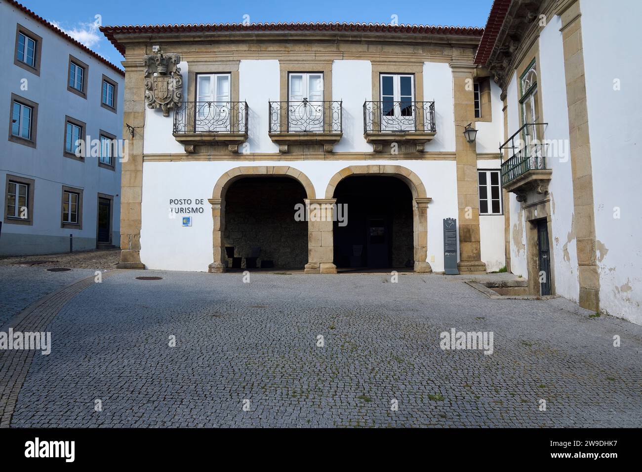 Ufficio turistico di Pinhel, Portogallo. Foto Stock