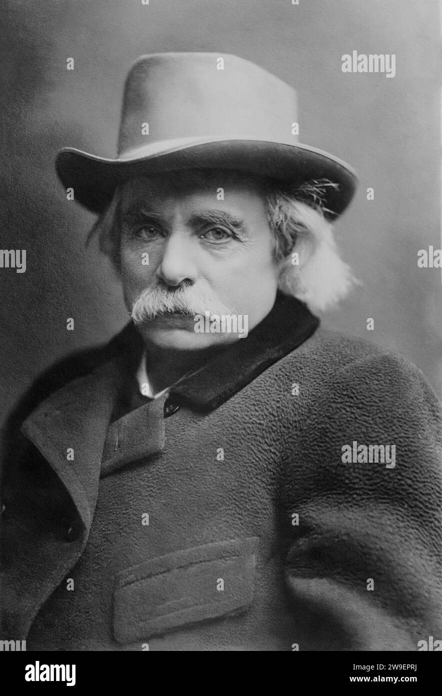 Ritratto di Edvard Grieg. Anno: Dal 1890 al 1907. Di: H. Abel. Foto Stock