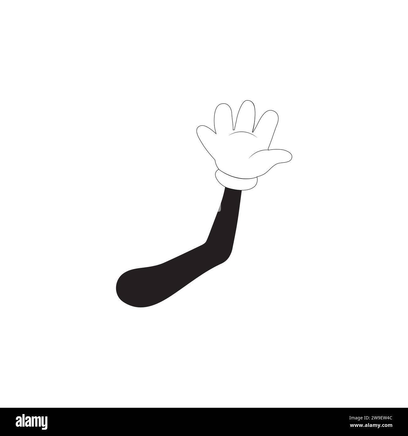 Concetto di mano. Raccolta di gesti segnali vettoriali di alta qualità per pagine Web, libri, negozi online, volantini, striscioni, ecc. le mani sono protette Illustrazione Vettoriale