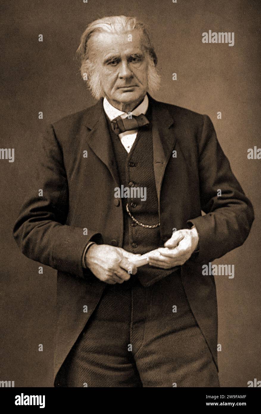 Thomas Huxley, Thomas Henry Huxley (1825 – 1895), biologo e antropologo inglese Foto Stock