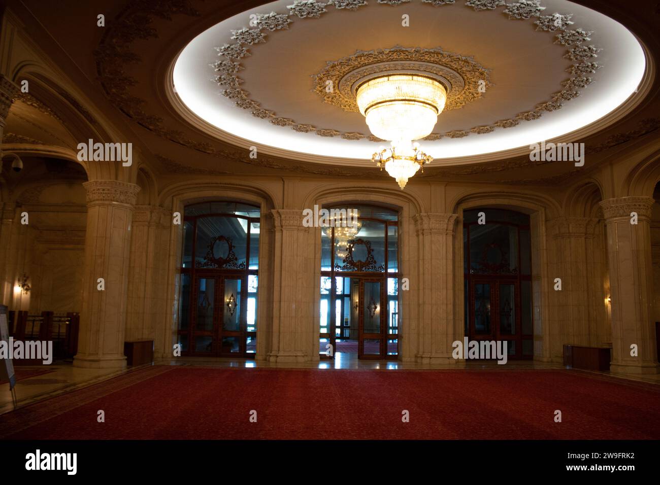 Palazzo del Parlamento, Bucarest, Romania Foto Stock