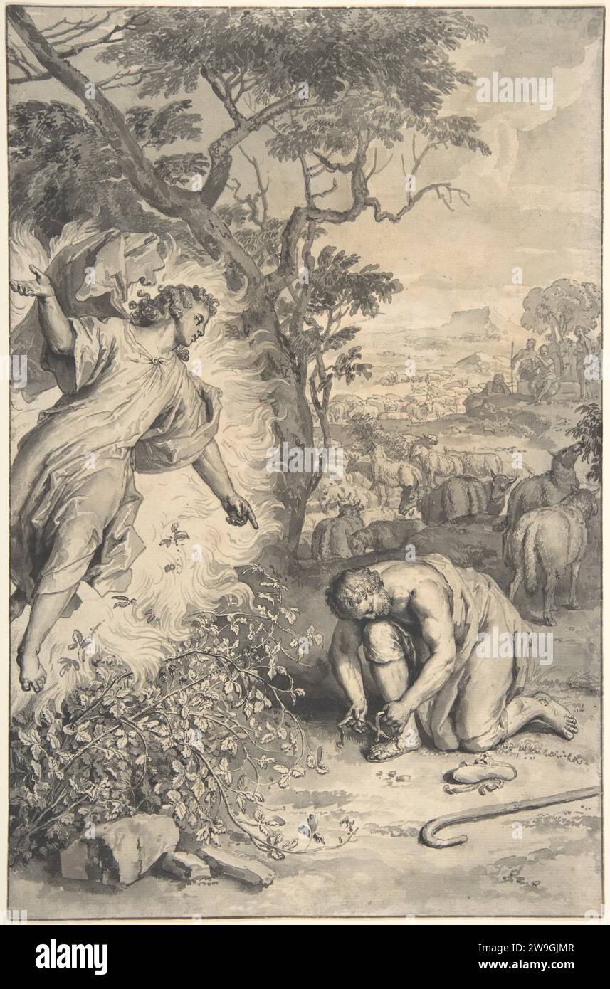 Moses and the Burning Bush 2006 di Gerard Hoet Foto Stock