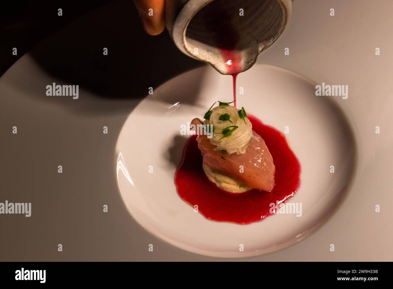 Ristorante Noni a la Valletta, Malta Foto Stock