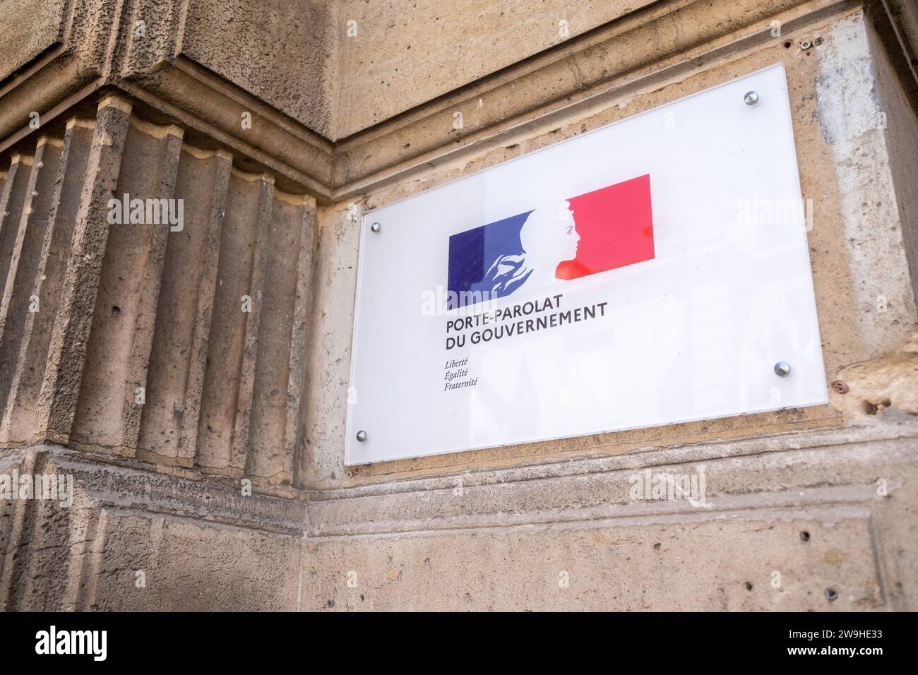 Francia, Ile-De-France, Parigi il 2022-02-15. Illustrazione della vita quotidiana a Parigi. Fotografia di Martin Bertrand. Francia, Ile-De-France, Parigi le 2022-0 Foto Stock