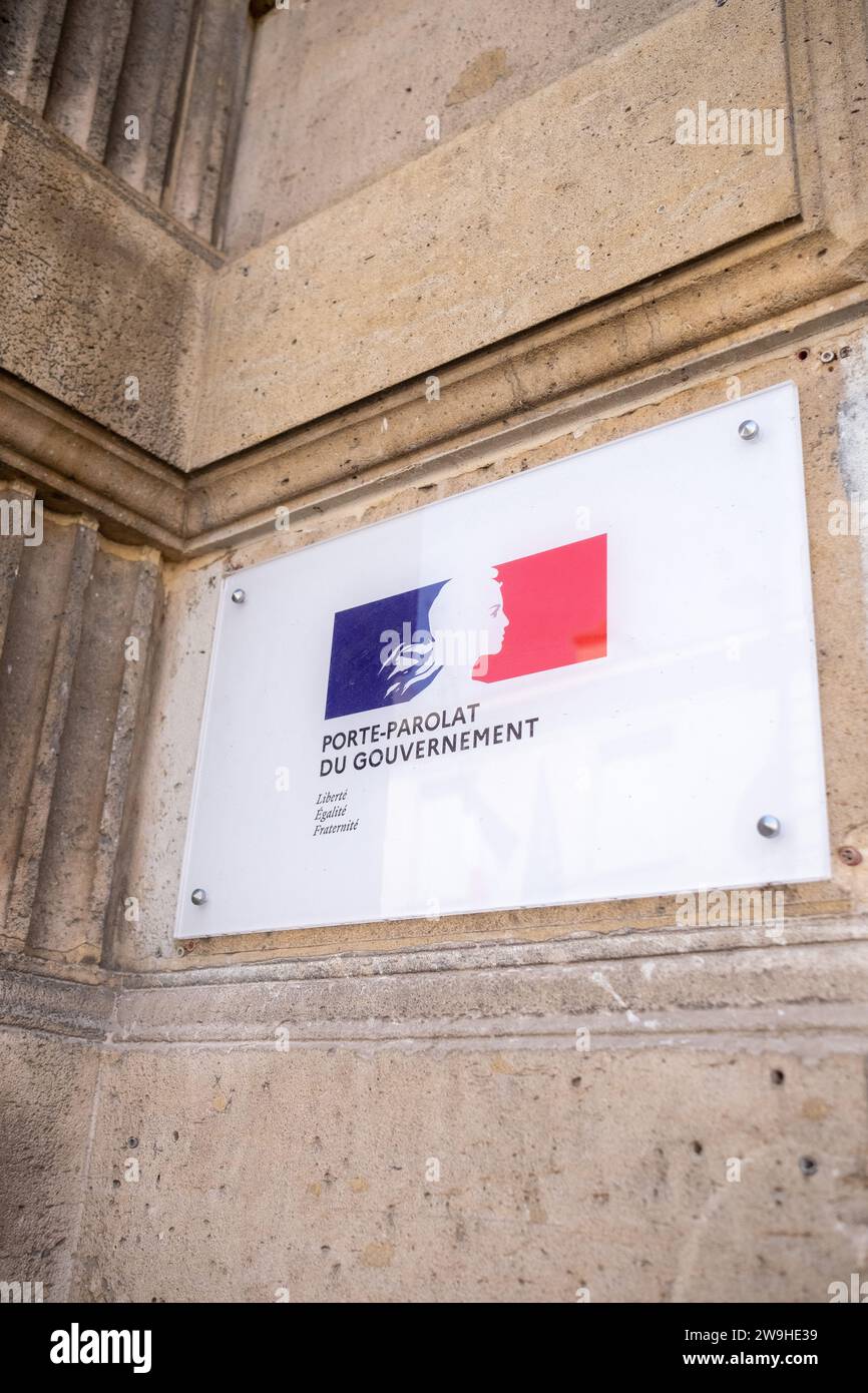 Francia, Ile-De-France, Parigi il 2022-02-15. Illustrazione della vita quotidiana a Parigi. Fotografia di Martin Bertrand. Francia, Ile-De-France, Parigi le 2022-0 Foto Stock