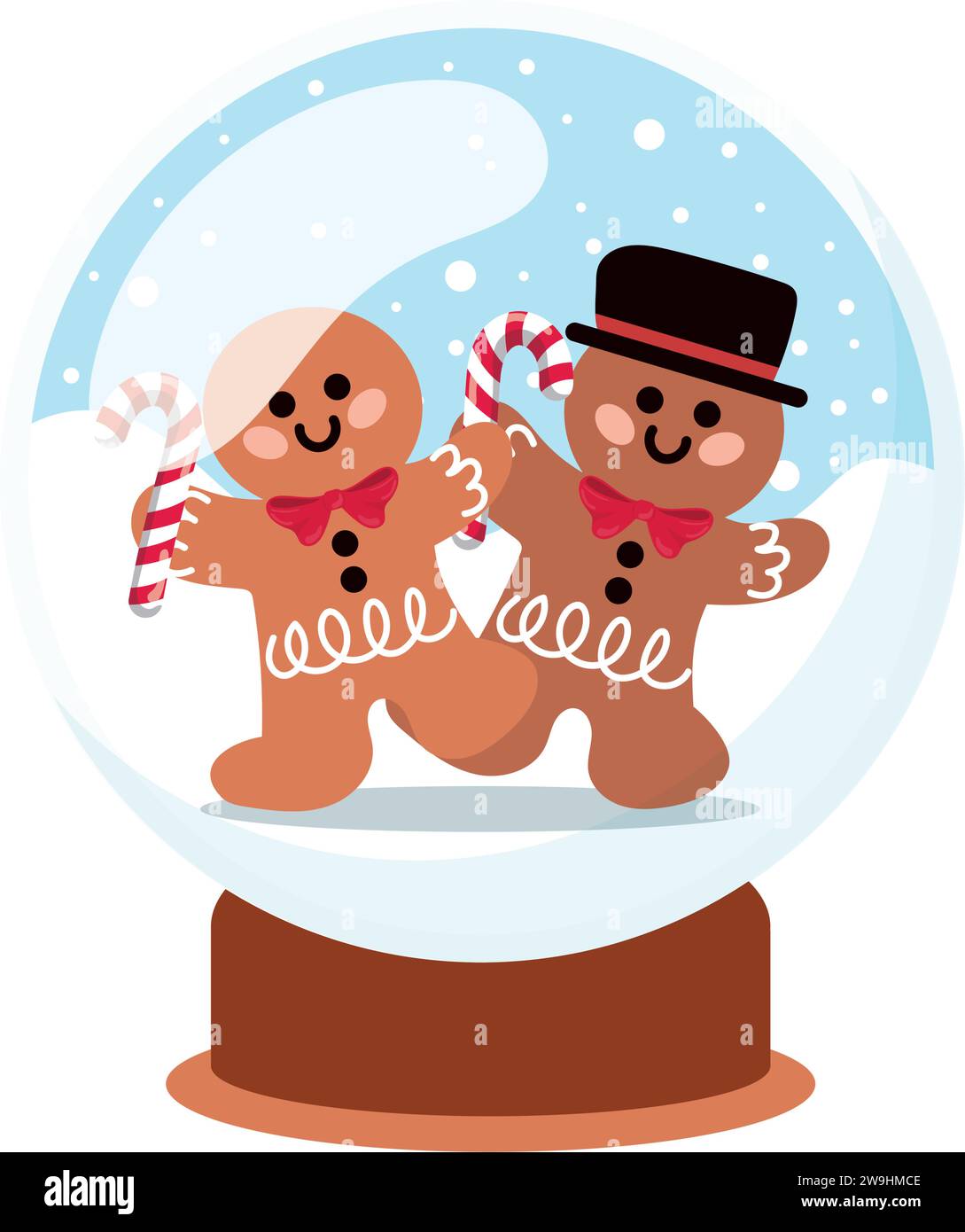 Pallina di cristallo di Natale Vector Illustrazione Vettoriale