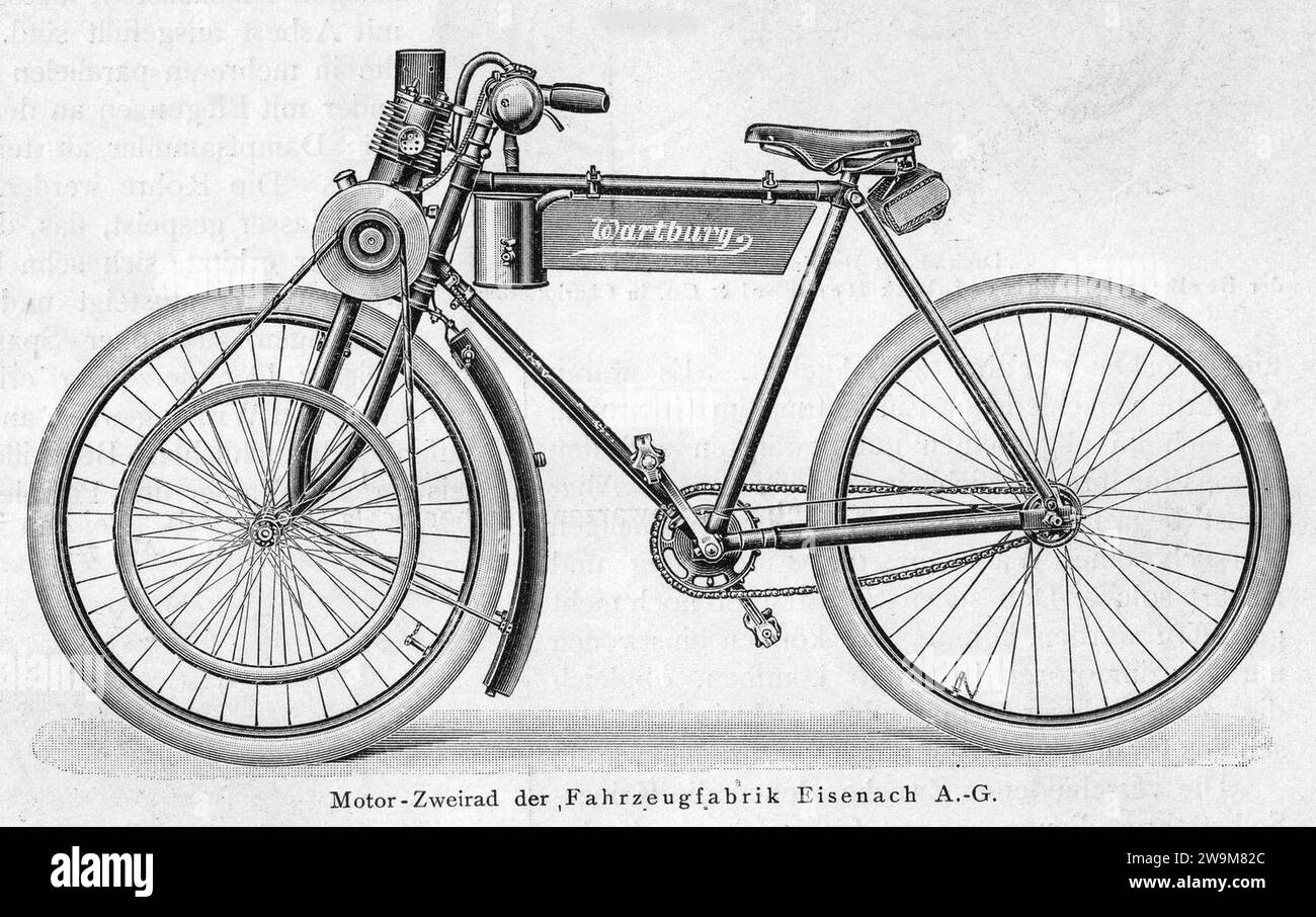 Zweirad Wartburg 1900. Foto Stock