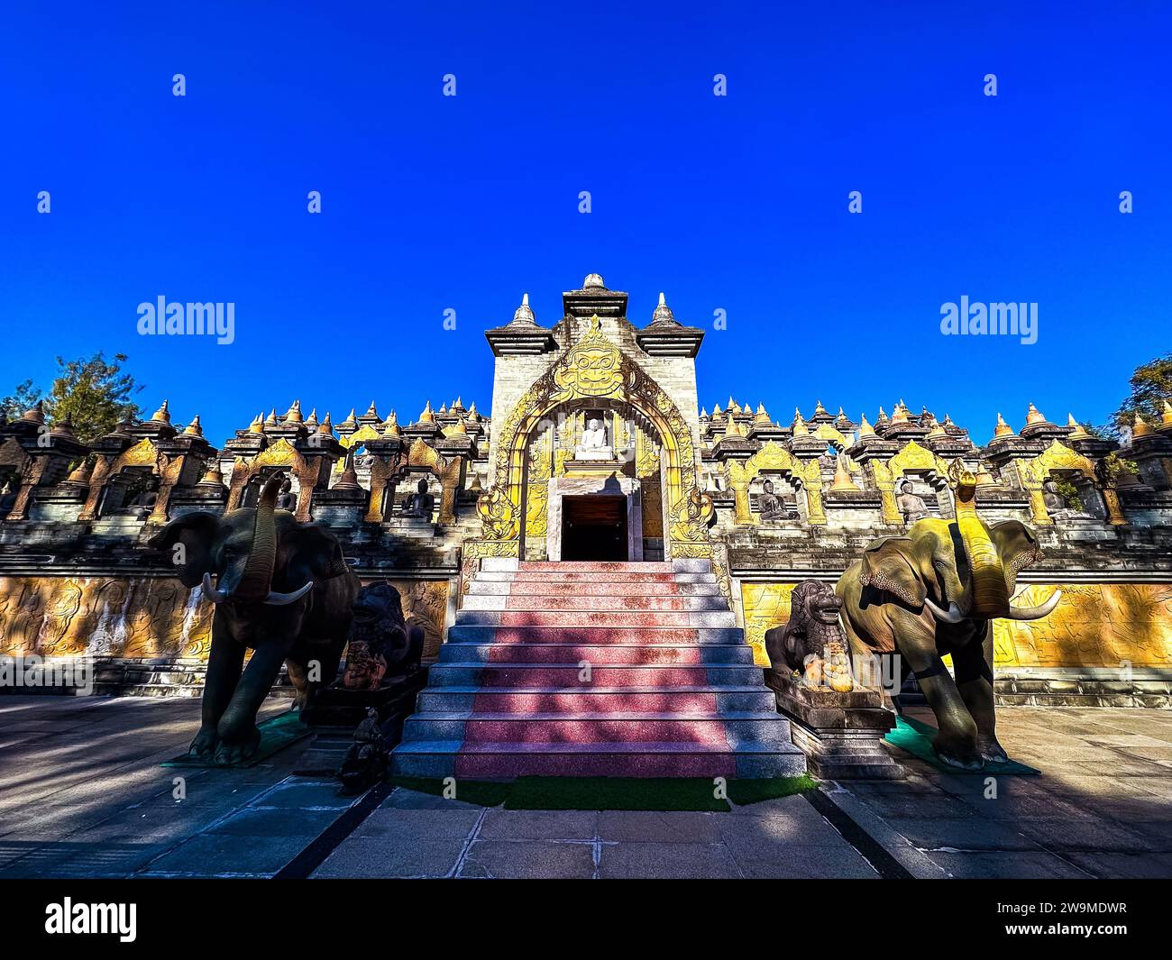 Wat Pa Kung in ROI et, thailandia Foto Stock