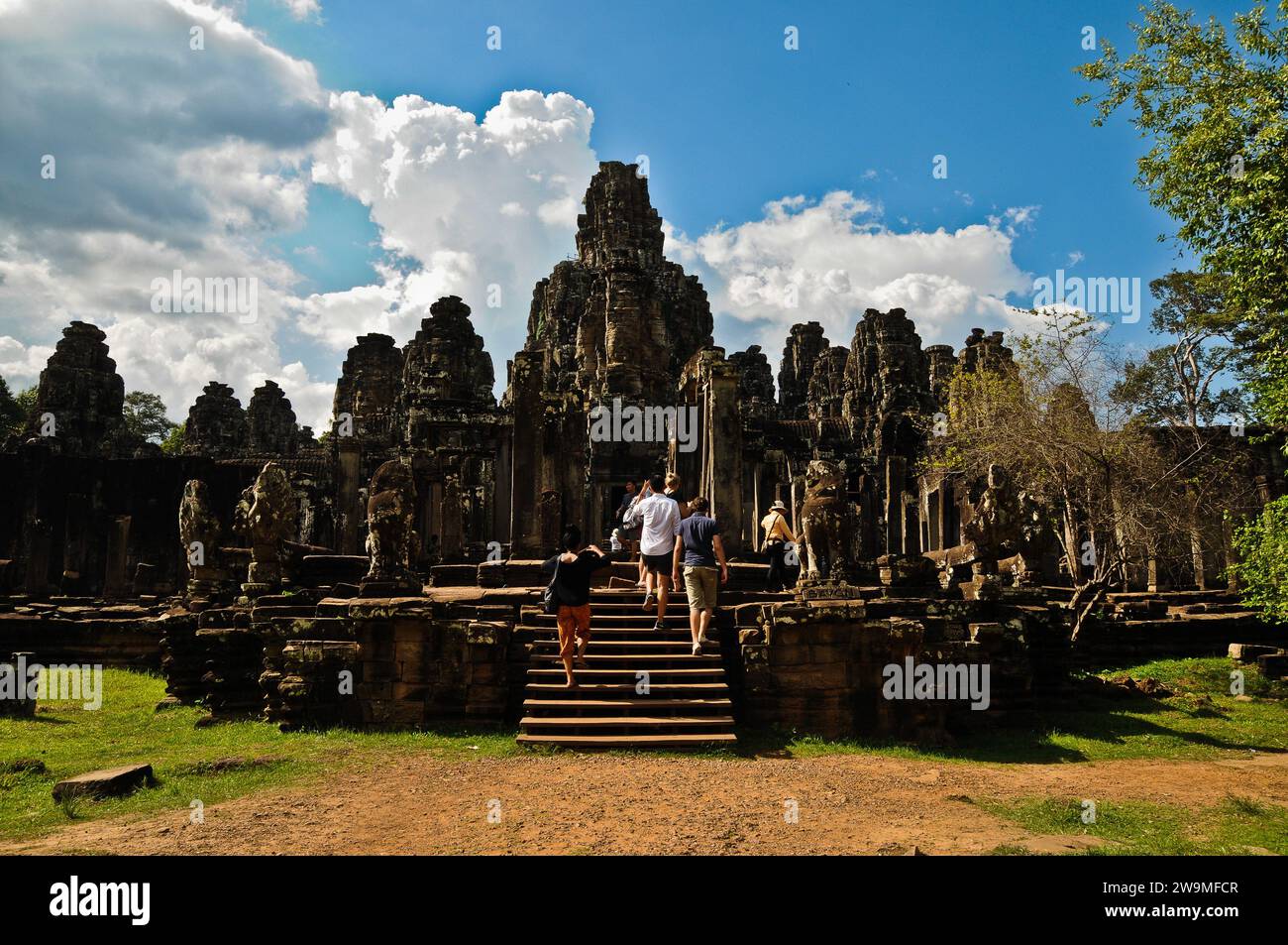 Angkor Wat, Templi di Angkor, Siem Reap Foto Stock