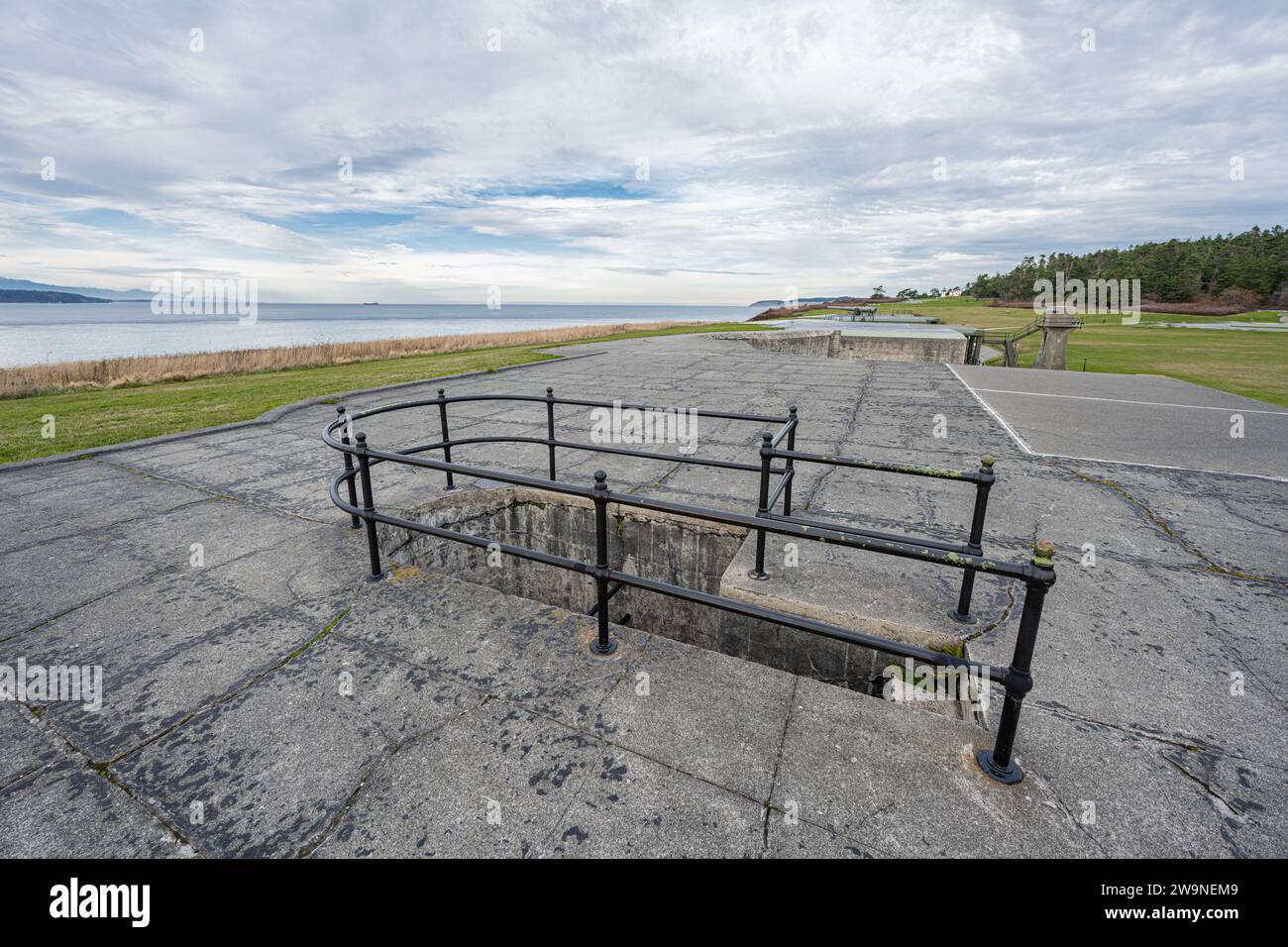 Fort Casey State Park a Whidbey Island, Washington Foto Stock