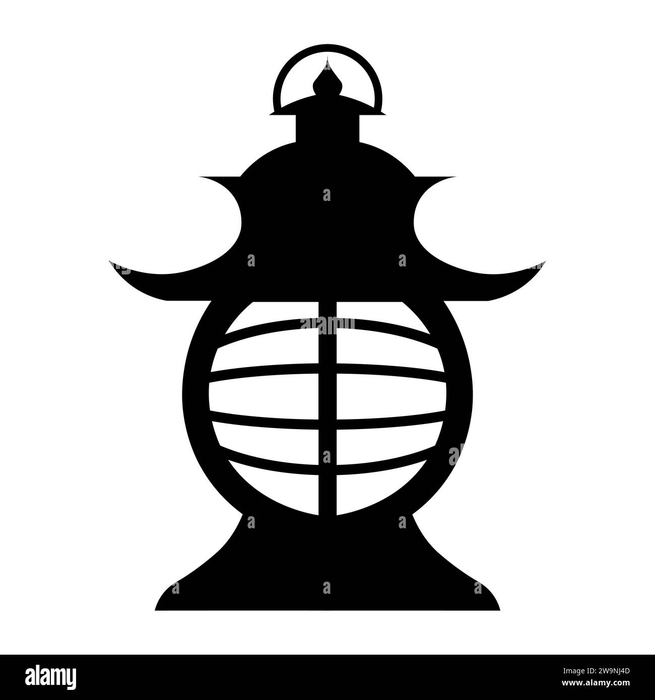 Icona vettoriale nera su sfondo bianco Illustrazione Vettoriale