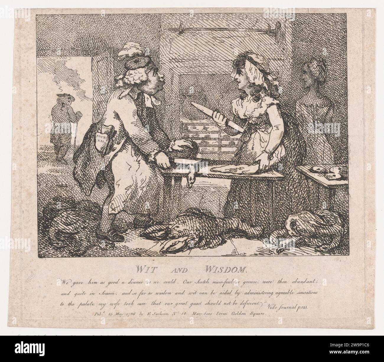 WIT and Wisdom (pittoresche bellezze di Boswell, parte la prima) 1917 di Samuel Collings Foto Stock