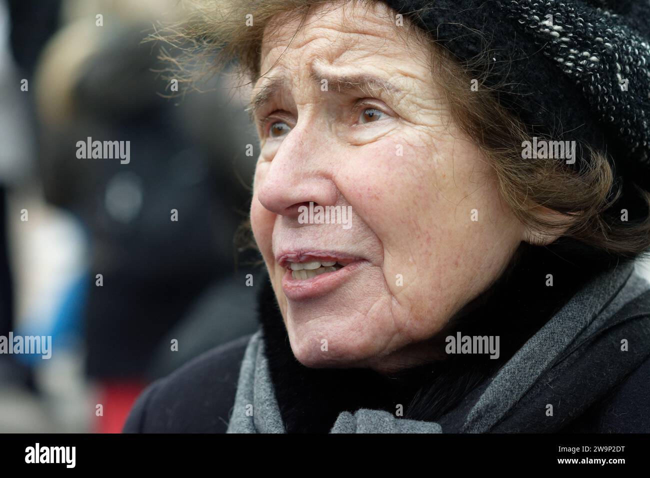 Nouveau rassemblement au Trocadéro, des mères de l'espoir organisé par WIZO france et le Crif pour demander la libération de tous les otages du hamas Foto Stock