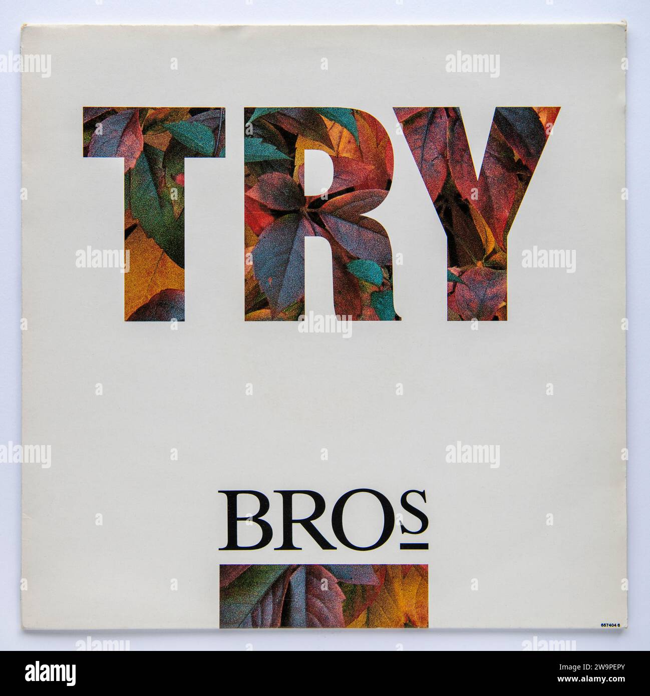 Cover della versione da 12 pollici di Try by Bros, pubblicata nel 1991 Foto Stock