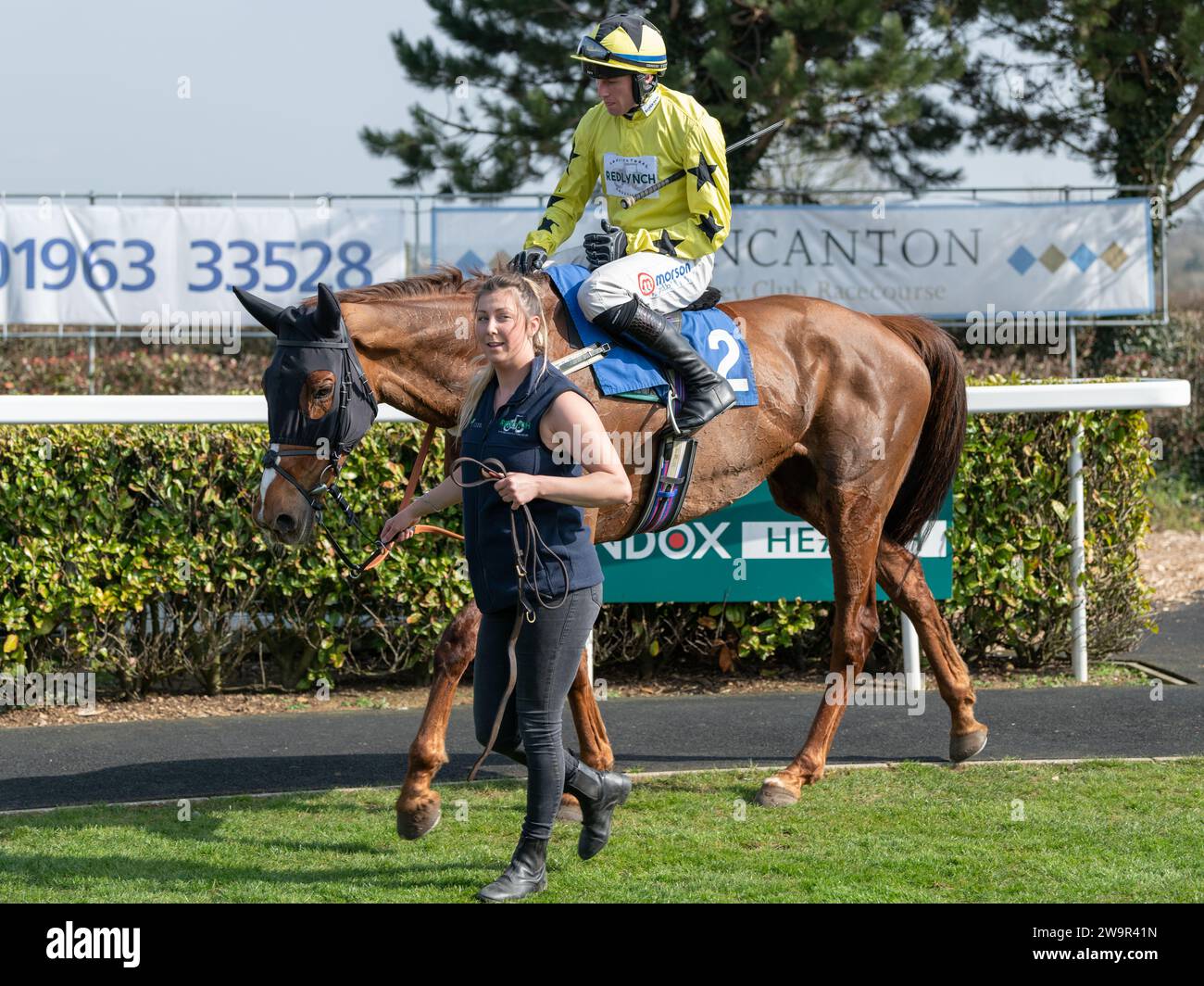 Doyannie, guidata da Lorcan Williams per Jack Barber, a Wincanton il 21 marzo 2022 Foto Stock