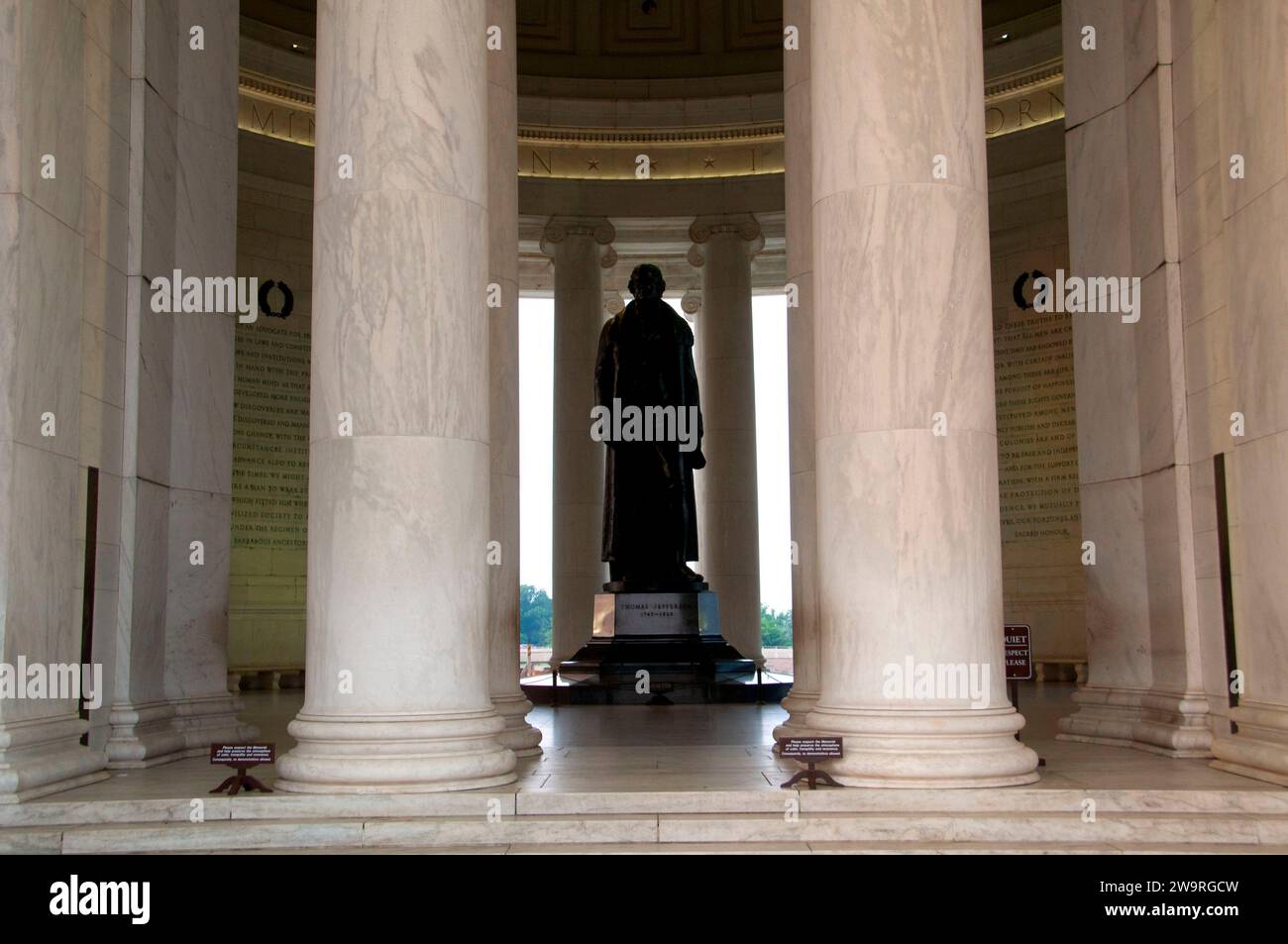 Thomas Jefferson Memorial, National Mall, il Distretto di Columbia Foto Stock