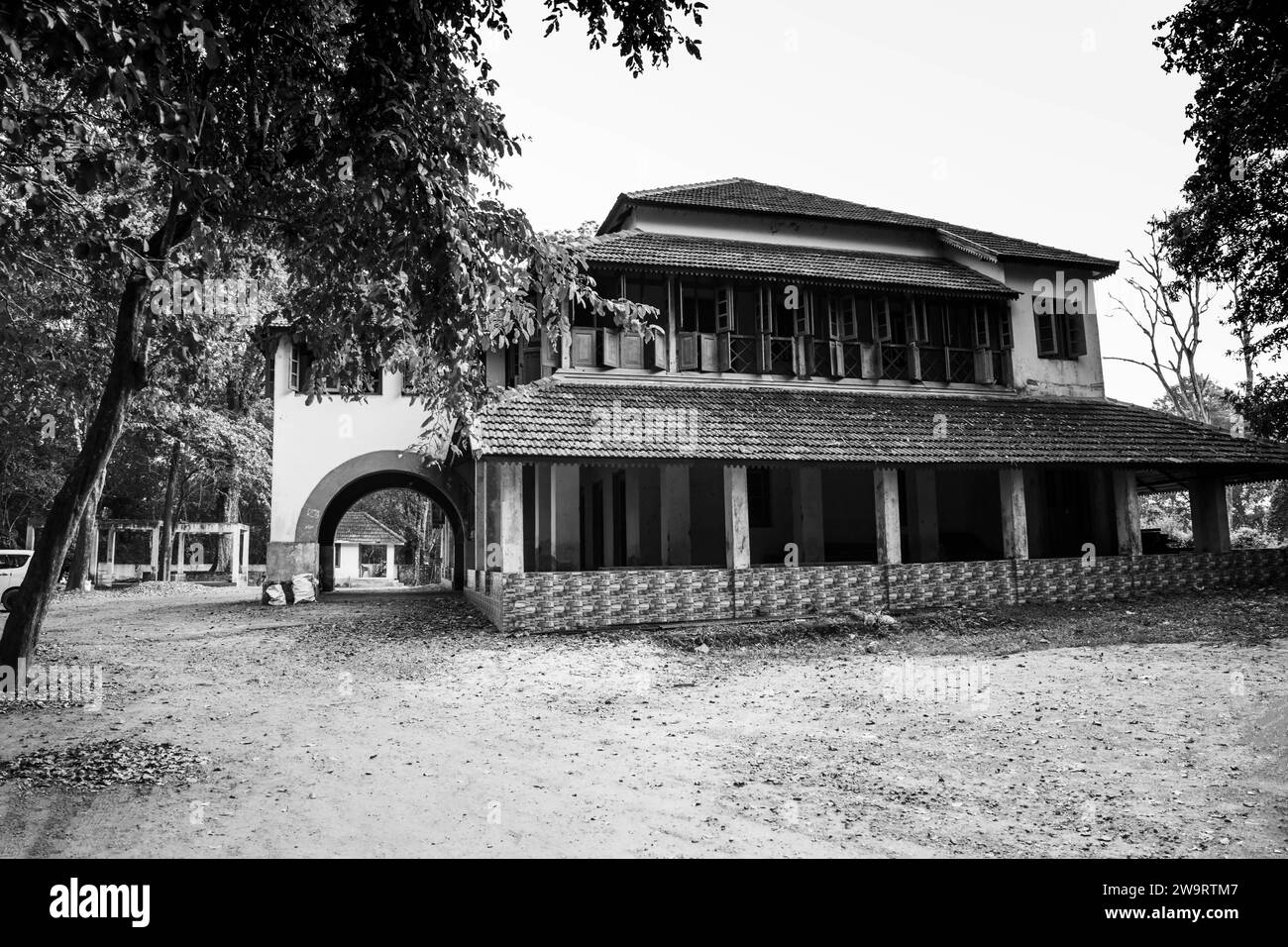 DFO Bungalow a Nilambur, Kerala India Foto Stock