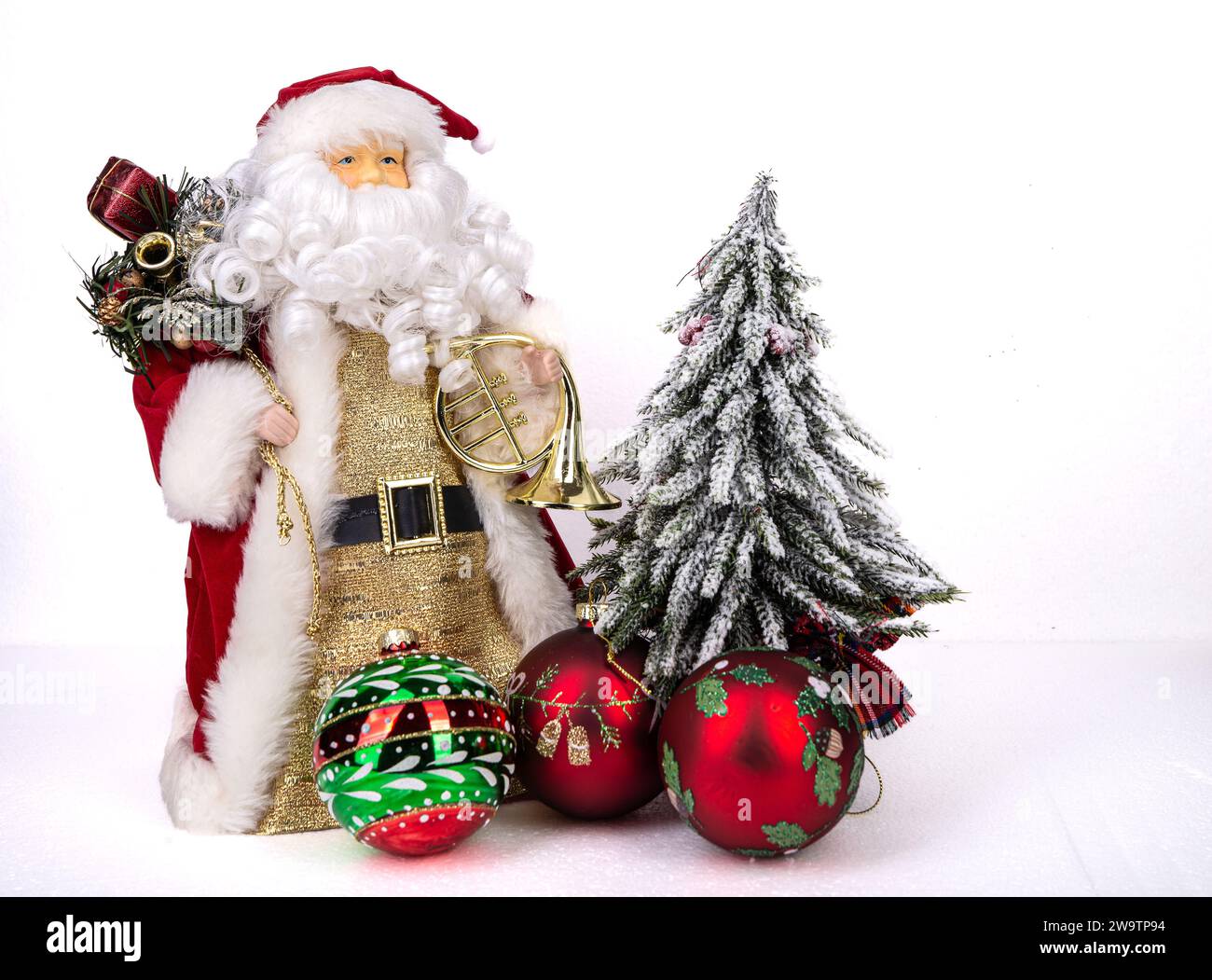 Cartolina di Natale con clausola SATA Foto Stock