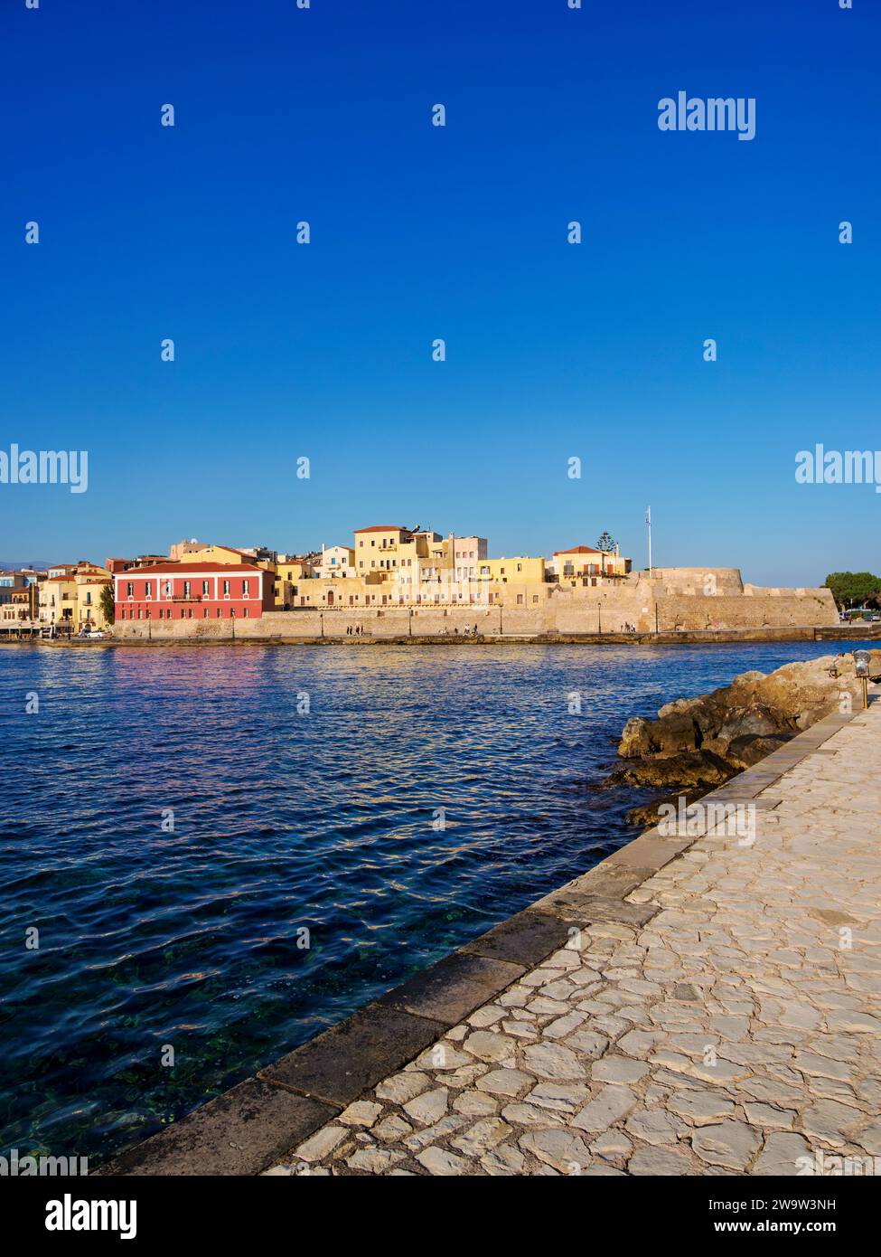 Firka Venetian Fortress, città di Chania, Creta, Grecia Foto Stock