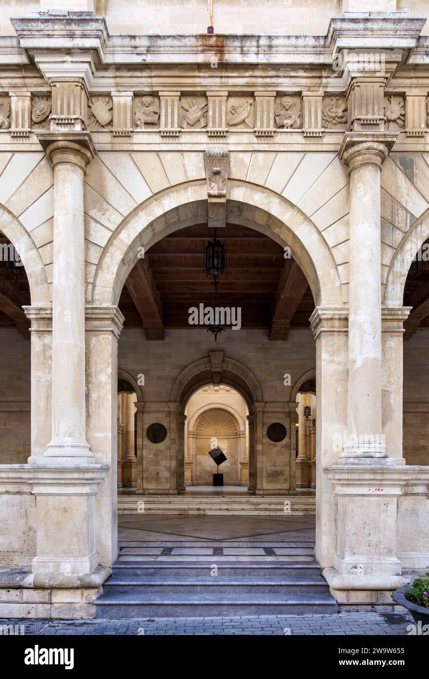 La Loggia Veneziana, città di Heraklion, Creta, Grecia Foto Stock