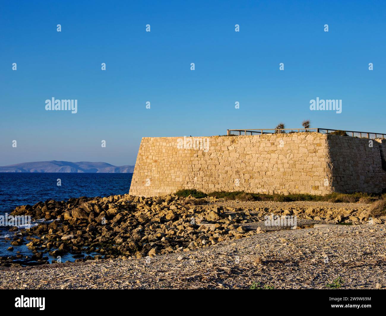 Mura veneziane, città di Heraklion, Creta, Grecia Foto Stock